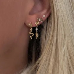 Nava Kaa oorbellen in verguld sterlingzilver