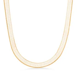 Studio Z Cobra ketting in verguld sterlingzilver
