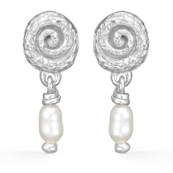 Studio Z Twine oorsteker in zilver