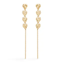 Studio Z Element oorsteker in verguld sterlingzilver