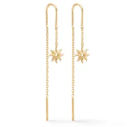 Studio Z Ocean Aura oorhanger in verguld sterlingzilver