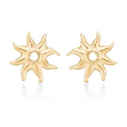 Studio Z Ocean Aura oorsteker in verguld sterlingzilver