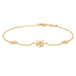 Studio Z Ocean Aura armband in verguld sterlingzilver