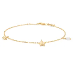 Studio Z Starfish Lustre armband in verguld sterlingzilver