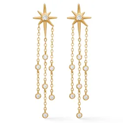 Studio Z Twinkle oorbellen in verguld sterlingzilver witte zirkoon