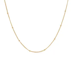 Studio Z Orbit ketting in verguld sterlingzilver