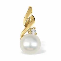parel hanger in 9 karaat goud - Gold Collection