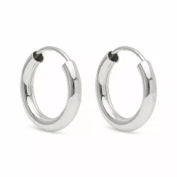 15 mm Scrouples creool in zilver