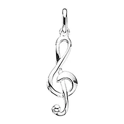 Scrouples noot hanger in zilver