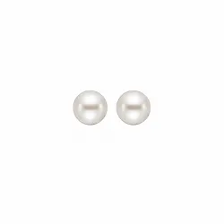 5 mm Aagaard parel oorbellen in zilver