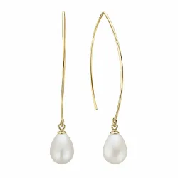 Aagaard parel oorbellen in verguld sterlingzilver