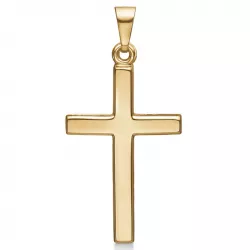 16 x 24,5 mm Støvring Design kruis hanger in 8 karaat goud