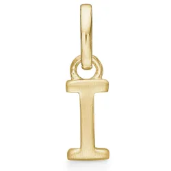 Støvring Design letter i hanger in verguld sterlingzilver