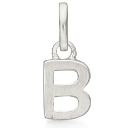 Støvring Design letter b hanger in gerodineerd zilver