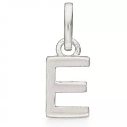 Støvring Design letter e hanger in gerodineerd zilver