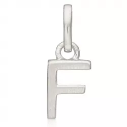Støvring Design letter f hanger in gerodineerd zilver