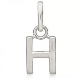 Støvring Design letter h hanger in gerodineerd zilver