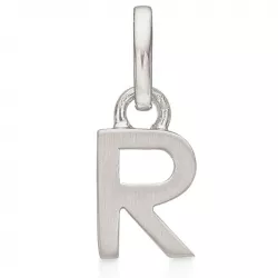 Støvring Design letter r hanger in gerodineerd zilver