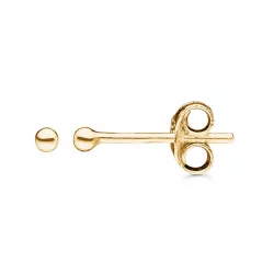 2 mm Støvring Design bolletje oorbellen in 8 karaat goud