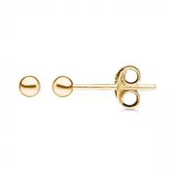 3 mm Støvring Design bolletje oorbellen in 8 karaat goud