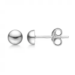 5 mm Støvring Design bolletje oorbellen in zilver