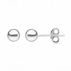 5 mm Støvring Design bolletje oorbellen in zilver