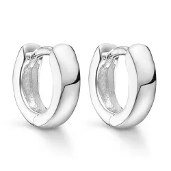 10 mm Støvring Design creool in zilver