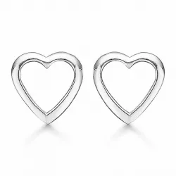 Støvring Design hart oorbellen in zilver