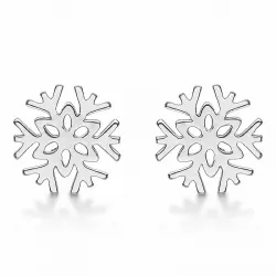 Støvring Design sneeuwvlokken oorbellen in zilver