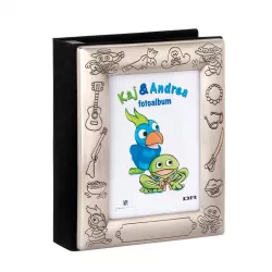 Geboortegeschenken: Kaj en Andrea fotoalbum in vertind  model: 250-76600