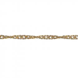 Siersbøl singapore armband in 9 karaat goud