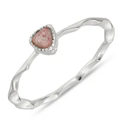 kwarts ring in zilver - Loom Stones