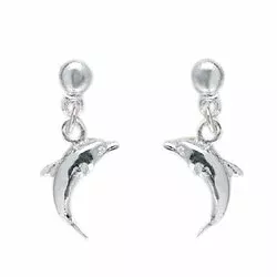 Aagaard dolfijn oorbellen in zilver