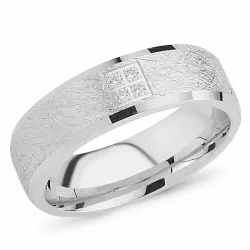 zirkoon ring in gerodineerd zilver