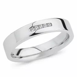 zirkoon ring in gerodineerd zilver