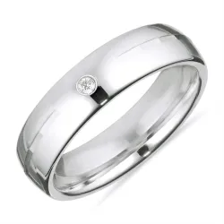 ring in gerodineerd zilver