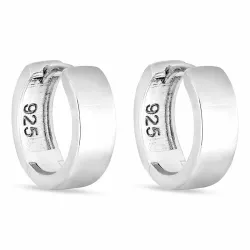 13 mm creool in gerodineerd zilver