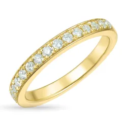 zirkoon ring in 9 karaat goud