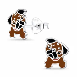 honden kinder oorbellen in zilver - Little Ones