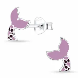 zeemeermin kinder oorbellen in zilver - Little Ones