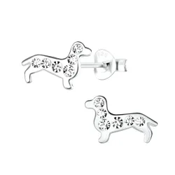 honden kinder oorbellen in zilver - Little Ones