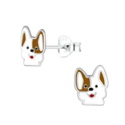 honden kinder oorbellen in zilver - Little Ones