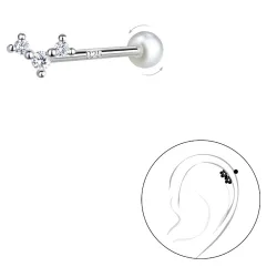 zirkoon helix piercing in zilver