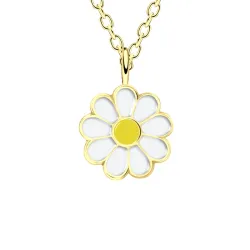 margriet ketting in verguld sterlingzilver - Little Ones