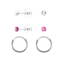 zirkoon creool in zilver - Little Ones