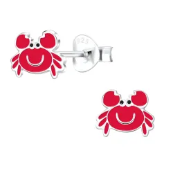 krab oorbellen in zilver - Little Ones