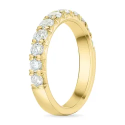 zirkoon gouden ring in 9 karaat goud