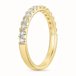 zirkoon gouden ring in 9 karaat goud