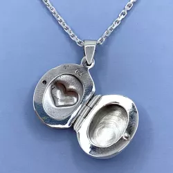 11 x 12 mm medaillon in zilver