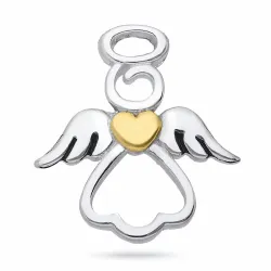 engel hanger in verguld sterlingzilver en zilver - Little Ones